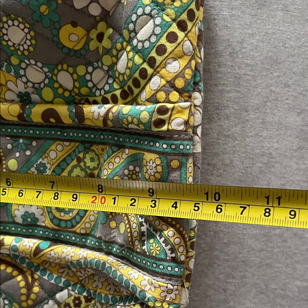 Vera Bradley Lemon Parfait Paisley Kiss lock Bag - Picture 14 of 16